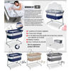 Image de BERCEAU LIT COTE MAMAN BLEU