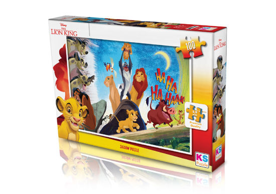 Image de puzzle le roi lion 100pcs