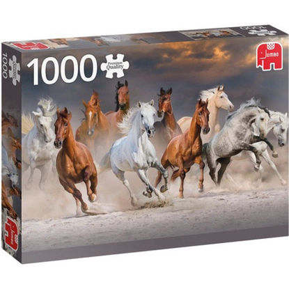 Image de puzzle 1000 pièces CHEVEAUX DESERT