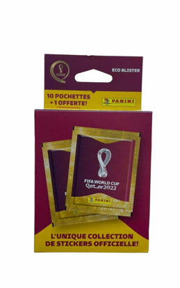 Image de Panini FIFA World Cup Qatar 2022 - Blister 10 pochettes + 1 OFFERTE