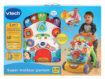 VTech - Super Livre Enchanté des Baby Loulous Bleu, Livre Interactif Bébé -  6 /36 mois - Version FR : : Jeux et Jouets