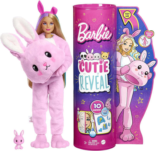 Image de Barbie Cutie Reveal coffret poupée lapin