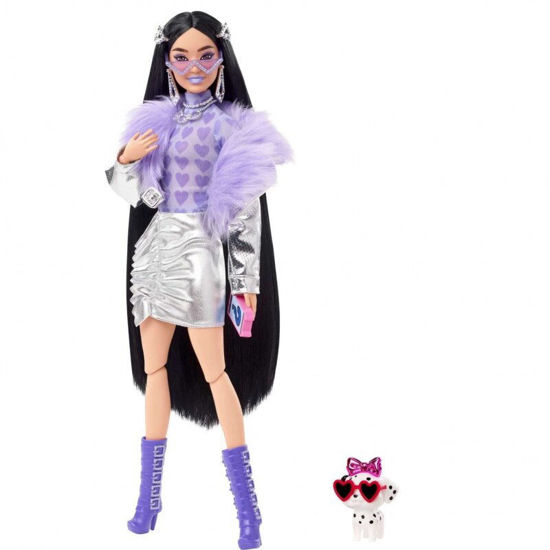Image de Poupée Barbie Extra - fourrure et bottes violets
