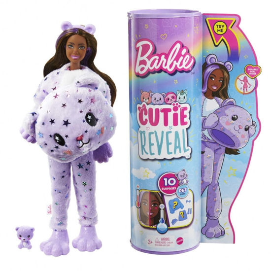 Image de Barbie – Poupée Cutie Reveal Série Fantasy-Costume d’ours