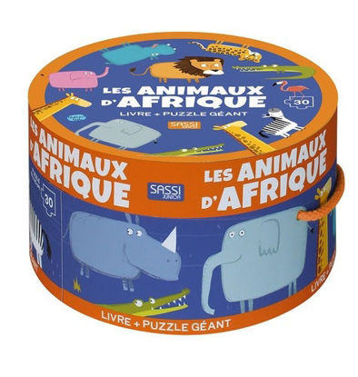 Image de PUZZLE ROND - LES ANIMAUX D'AFRIQUE