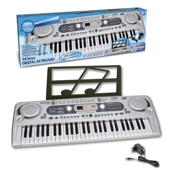 Image de PIANO CLAVIER NUMERIQUE 54 TOUCHES USB + MP3  165415