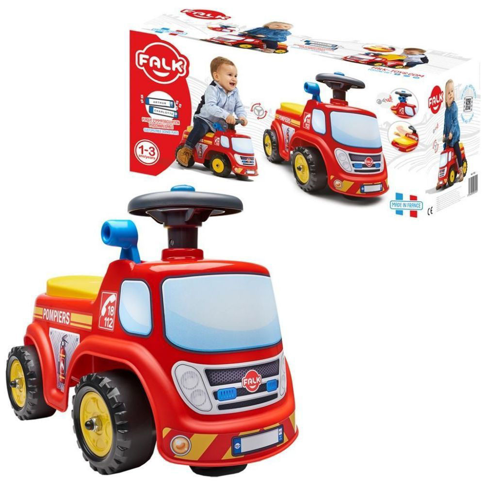 Porteur fisher price pompier top
