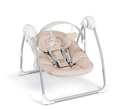 Chaise Haute Bébé Pappananna Beige Ours CAM