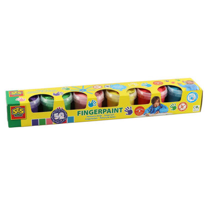 Image de PEINTURE AU DOIGT 6 COULEURS