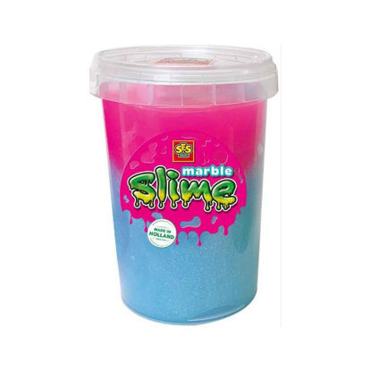 Image de Slime marbré - Bleu et rose 200 g