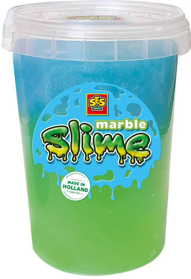 Image de Slime marbré - Vert et bleu 200 g
