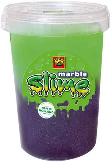 Image de Slime marbré - Violet et vert 200 g