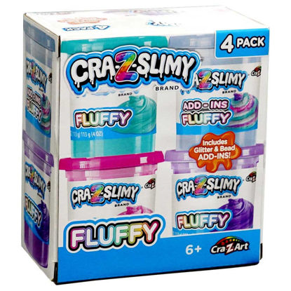 Image de Cra-Z-Slimy Fluff! 4 Pack