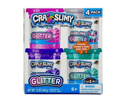 Image de Cra-Z-Slimy Glitter! 4 Pack