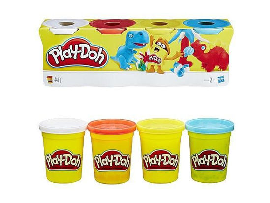 Image de PLAY DOH 4 POTS CLASSIC B6508-B5517