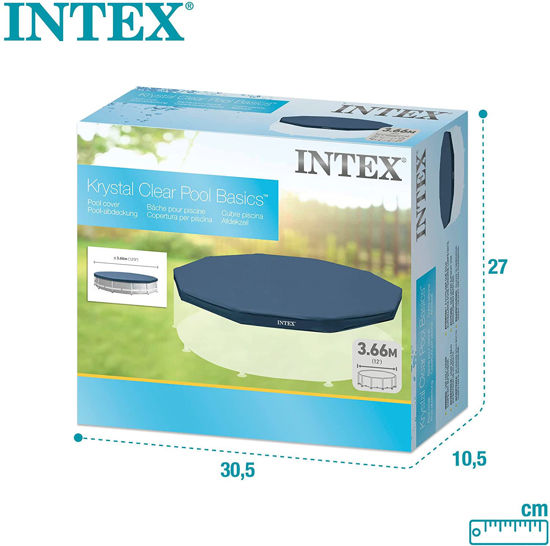 Image de Intex - 28031 - Bâche Protection Pour Piscine Ronde 3M66