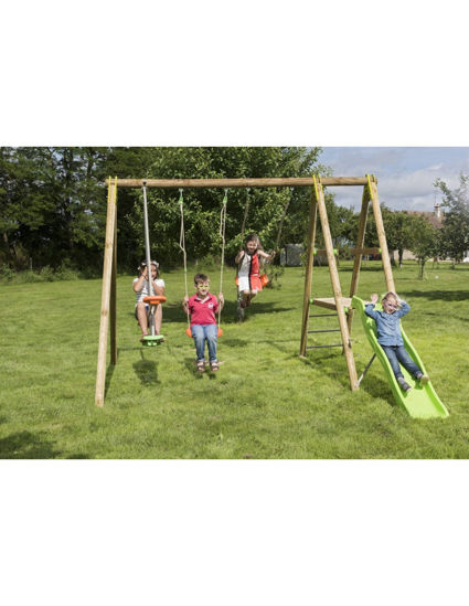 Image de PORTIQUE BOIS + TOBOGGAN 2.30M TUTTI J-16595P4