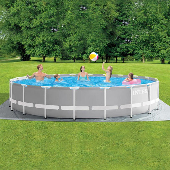 Image de Intex  Kit Piscine Prism Frame Ronde Tubulaire 6,10 X (H)1,32M 26756NP