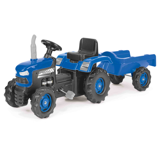 Image de Tracteur avec pédale de remorque  bleu