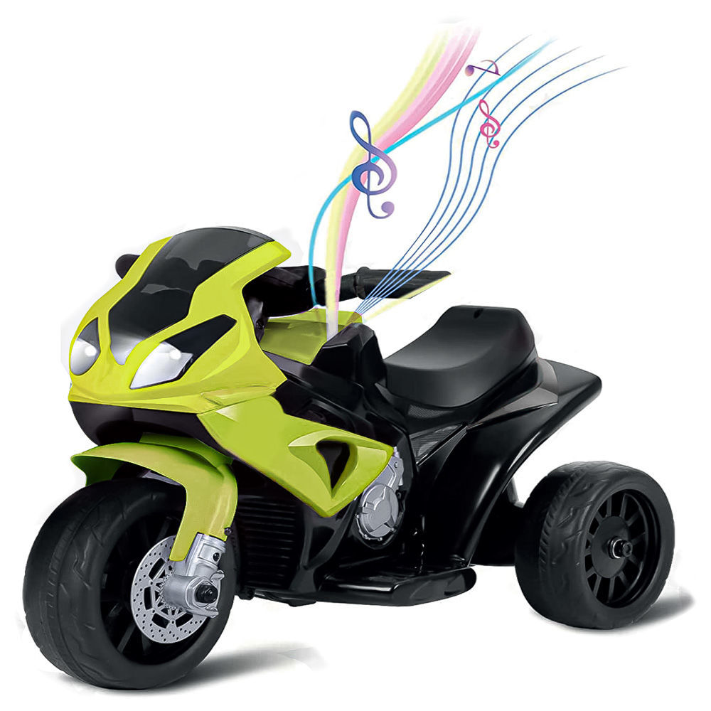 MOTO ELECTRIQUE PR ENFANT 3 ROUES -JAUNE