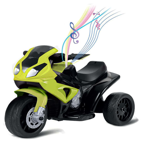 Image de MOTO ELECTRIQUE PR ENFANT 3 ROUES -JAUNE