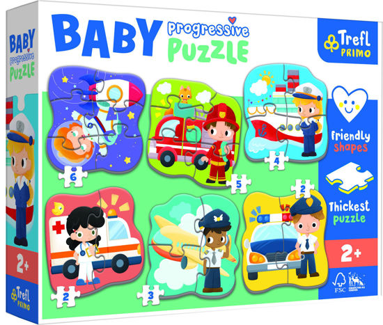 Image de Puzzles Baby Progressive  vehicles 44001