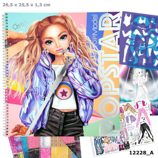 Image de Album à colorier Create your POP Star 0412228