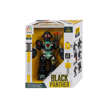 Image de ROBOT W/LIGHT&MUSIC BLACK PANTHER