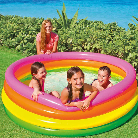 Image de SUNSET GLOW POOL PH027 168 x 168 x 46 cm