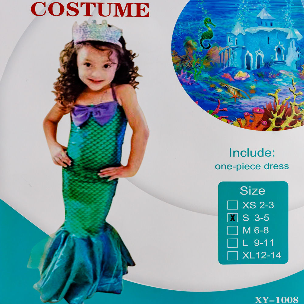 Costume de Sireine: Deguisement Ariel