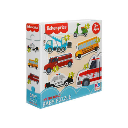 Image de PUZZLE BEBE 4EN1 ON THE ROAD