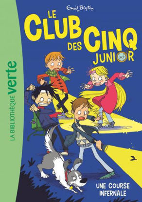 Image de LE CLUB DES CINQ JUNIOR 04 - UNE COURSE INFERNALE