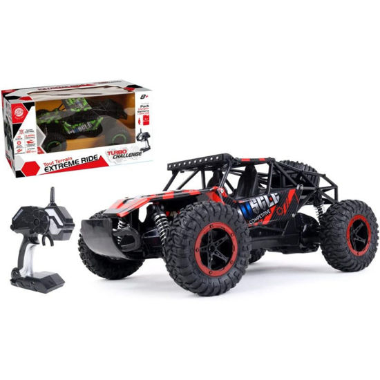 Image de BTE R/C VOITURE 1/16  27CM2.4GHZ 2 ROUGE ROUES SOUPLES