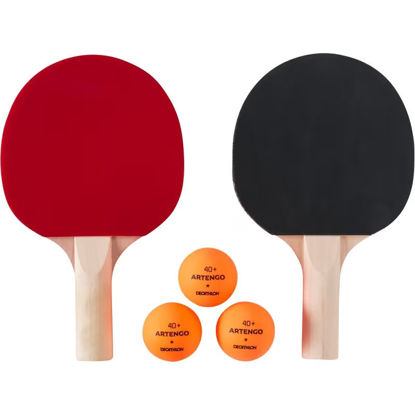 Image de Set 2 raquettes de ping pong  Small et 3 balles