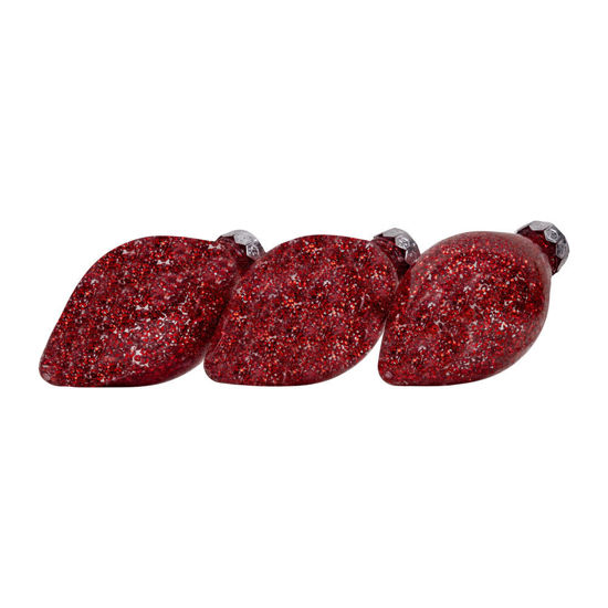 Image de COFFRET 3 BOULES ROUGE