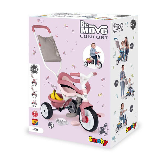 Image de TRICYCLE BE MOVE CONFORT ROSE 74041