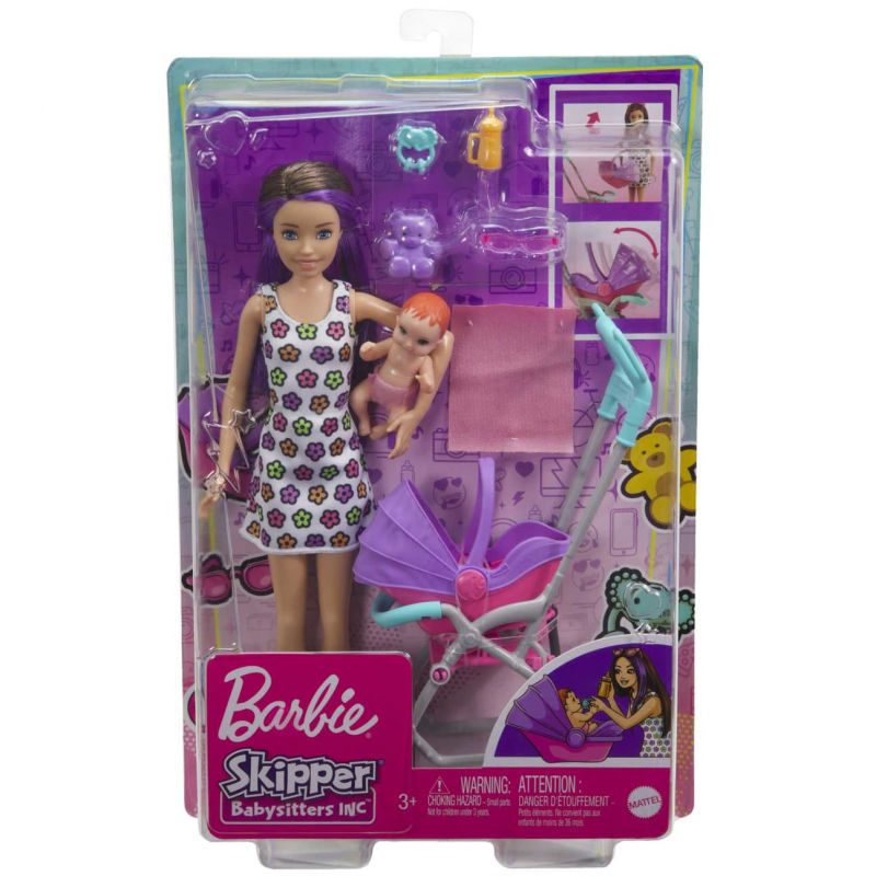 Barbie discount coffret babysitter