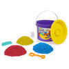 Image de Kinetic Sand 6lb x 3 Colour Bucket with tools