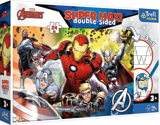 Image de puzzles 24 super maxi strong avengers 41007