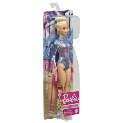 Image de Barbie Métiers coffret poupée Gymnaste blonde