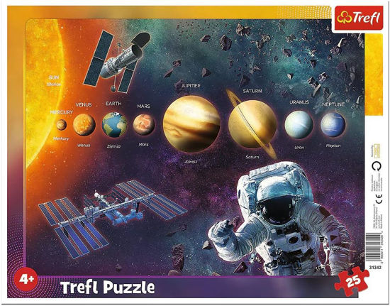 Image de Puzzles 25 Frame Solar system 31342