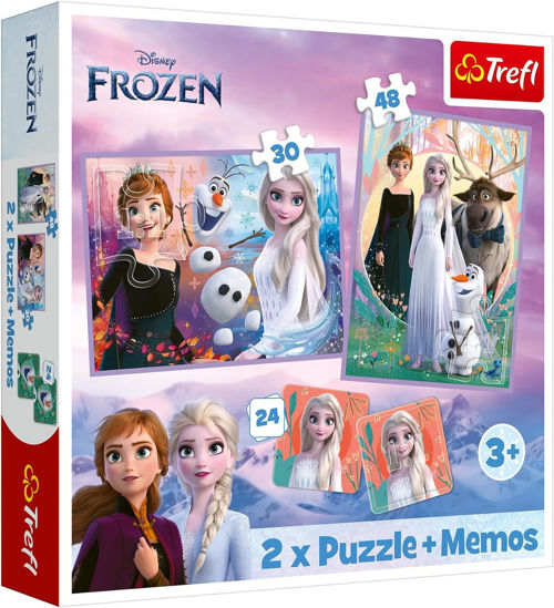 Image de Puzzles 2in1+memos Disney Frozen 2 93335
