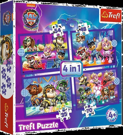 Image de Puzzles 4in1 Viacom PAW PATROL 2023 34621