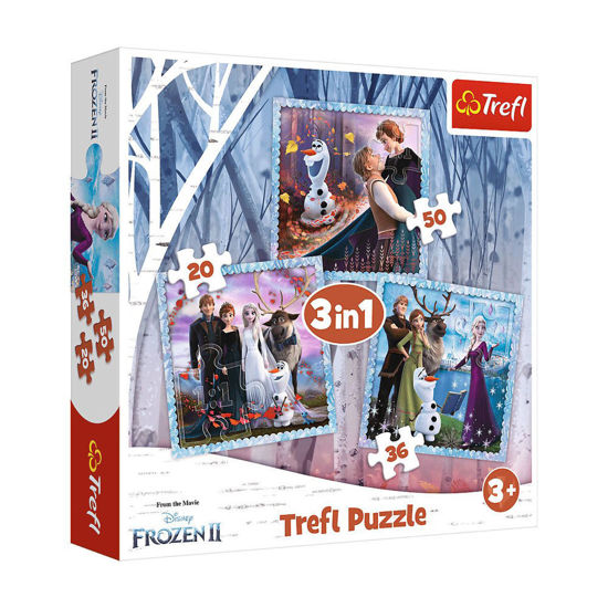 Image de Puzzles  3in1 The magical Frozen 2