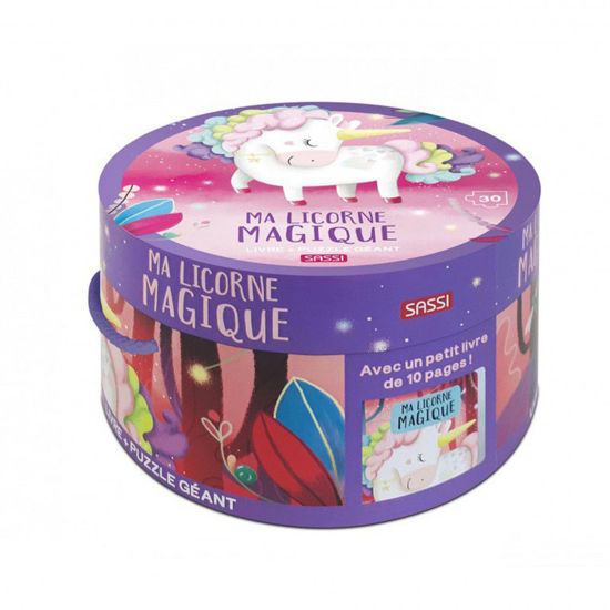 Image de PUZZLE ROND MA LICORNE MAGIQUE