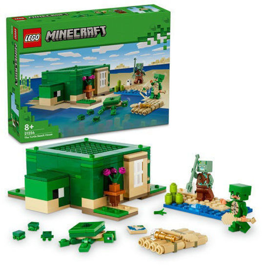 Image de LEGO MINCRAFT LA MAISON DE PLAGE DE LA TORTUE 21254