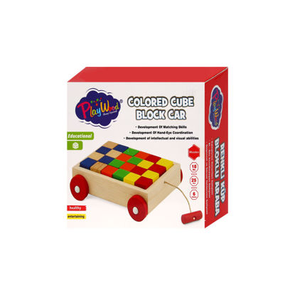 Image de MINI CHARIOT BLOCK EN BOIS