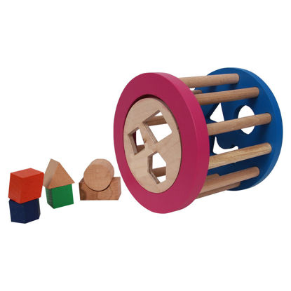Image de CYLINDRE DE TRI DE FORM EN BOIS