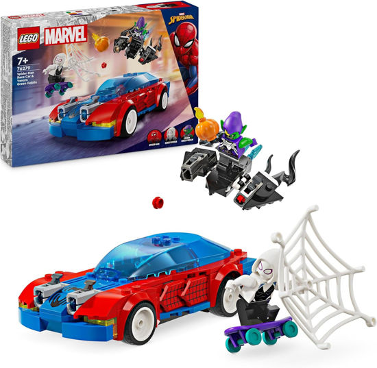 Image de LEGO LA VOITURE DE COURSE DE SPIDERMAN 76279