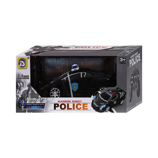 Image de VOITURE POLICE TRANSFORMABLE RECHARGEABLE JS010A